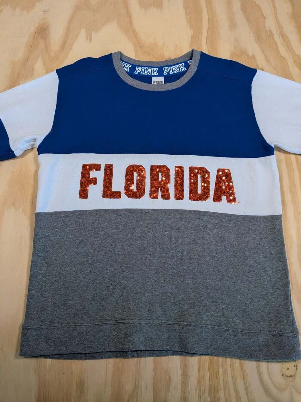 Victoria's Secret PINK Florida Gators Sequin Sweatshirt Women's Size M